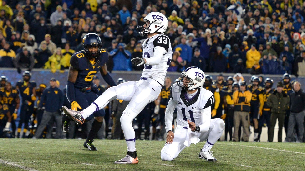 Oberkrom's field goal lifts TCU past WVU